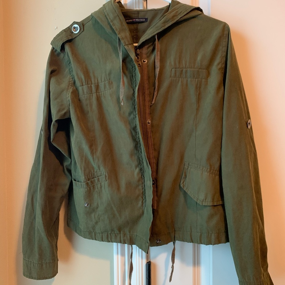 Brandy Melville army jacket.